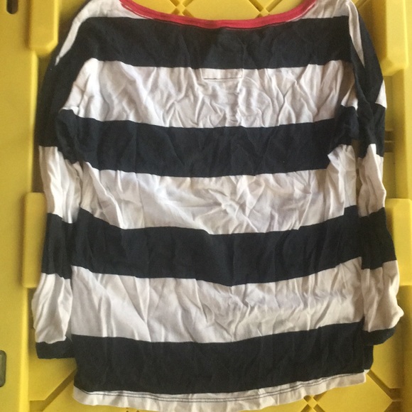 Holllister striped 3/4 length sleeve tee - Picture 2 of 3